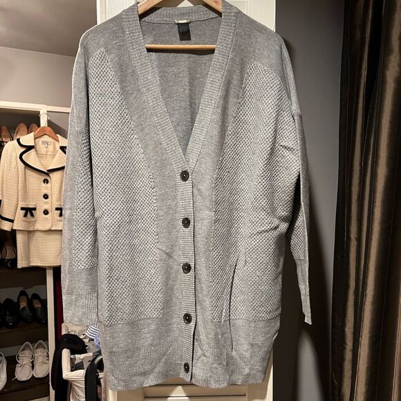 Magaschoni Silk and Wool Oversized Sweater - Picture 1 of 5